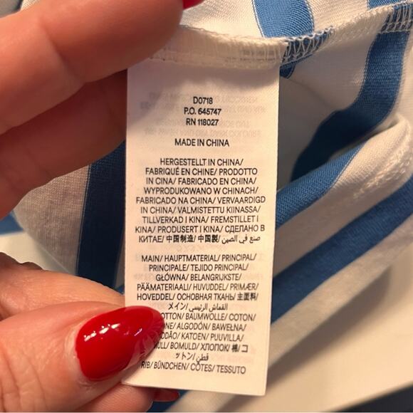 NEW Boden Striped Jersey Shirt Dress size 6L - Picture 7 of 13